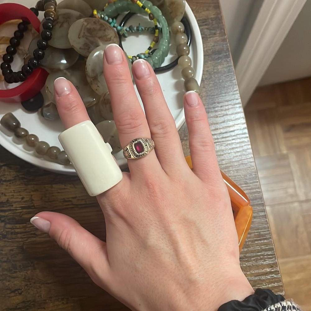 Handmade Tibetan Yak-Horn Ring